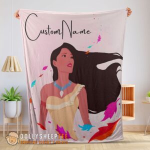 Perfect Cute Disney Pocahontas Blanket Fleece Customized Blanket