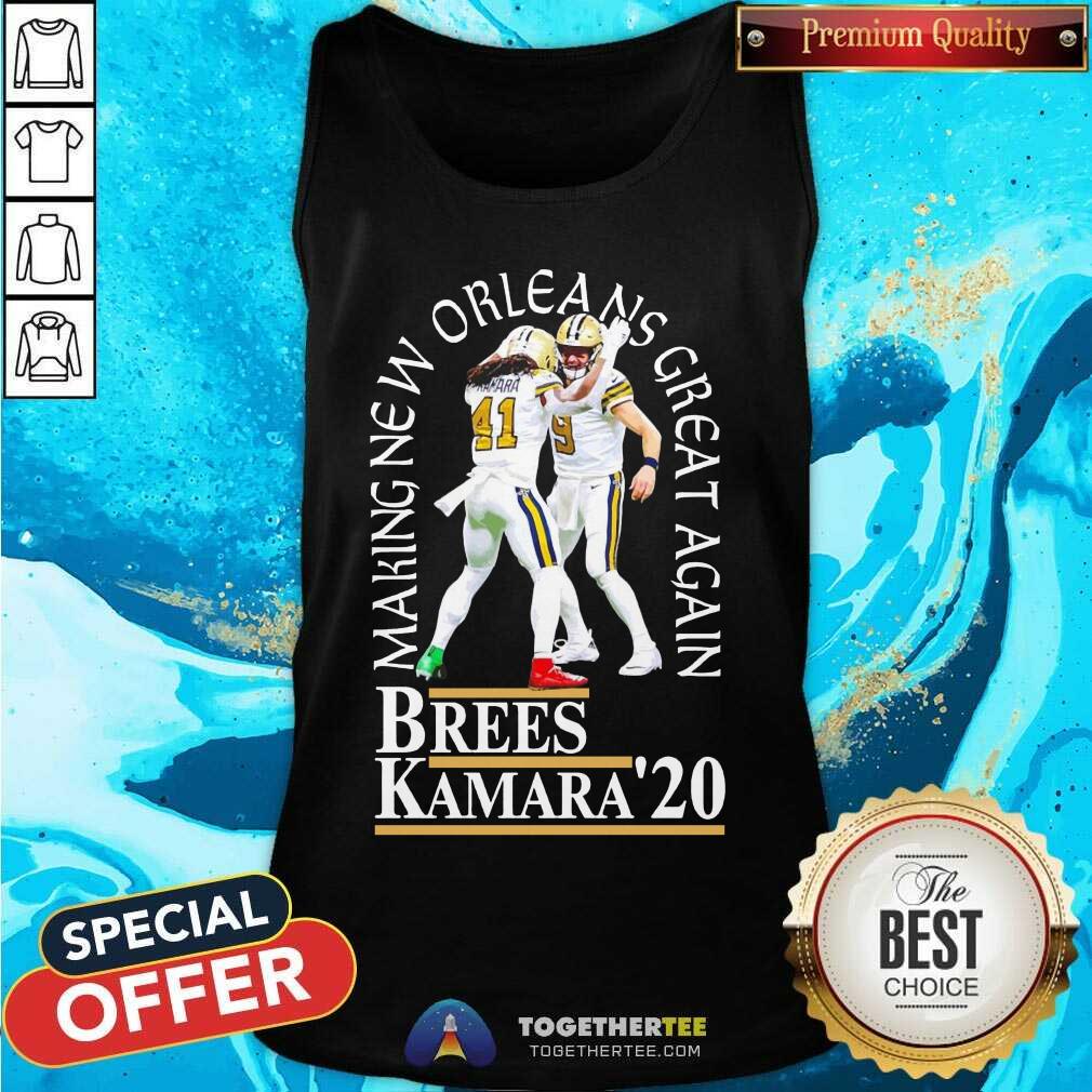 Nice Brees Kamara 20 Making New Orleans Great Again Shirt - Image 3