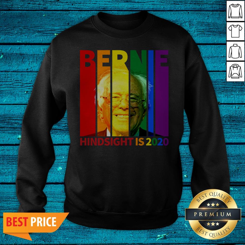 Gay Pride Supports Bernie Sanders 2020 Fun Gift Shirt - Image 2