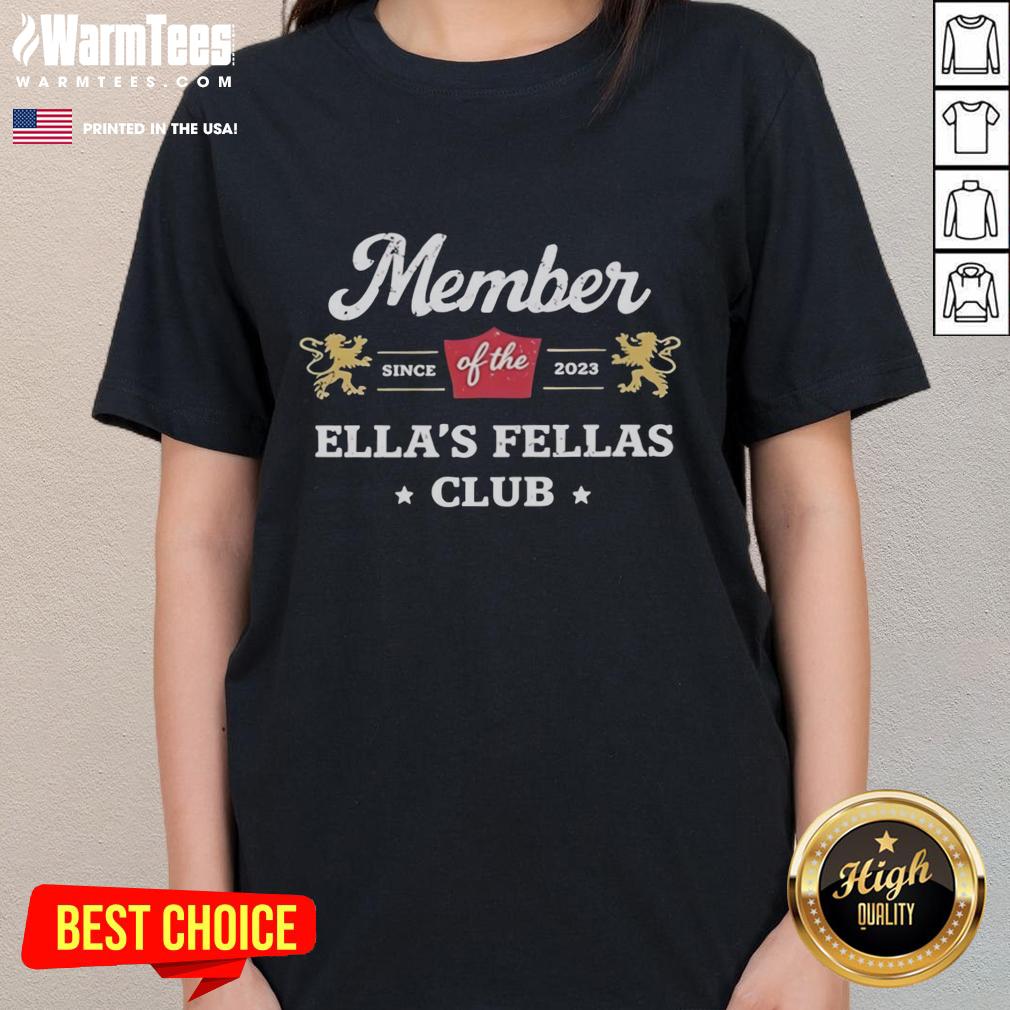 Nice Member Of The Ella's Fellas Club Since 2023 Vintage T-Shirt - Image 3