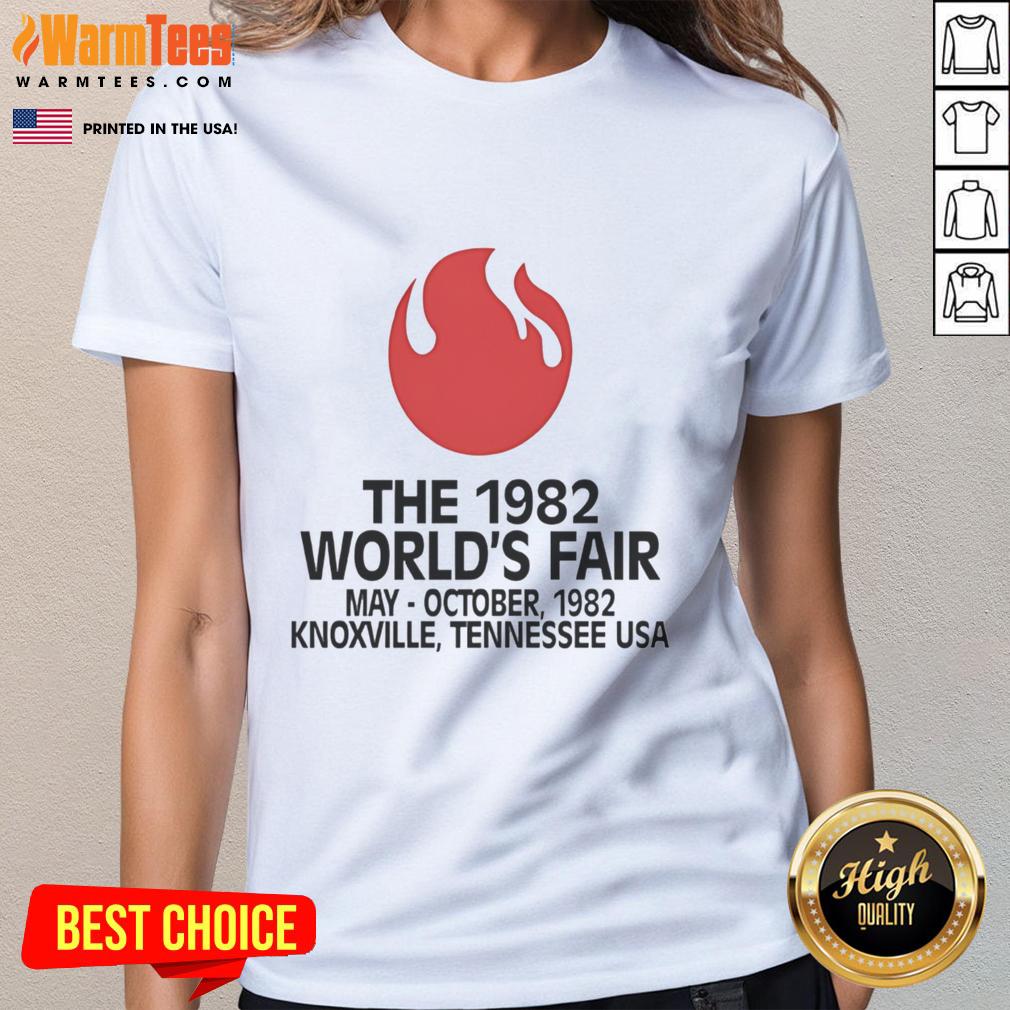 Nice The 1982 World's Fair May Oct In Knoxville Tennessee Vintage T-Shirt - Image 3