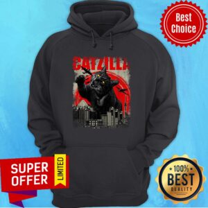 Alternative view of Catzilla Cat Lover Kitten Kitty Shirt