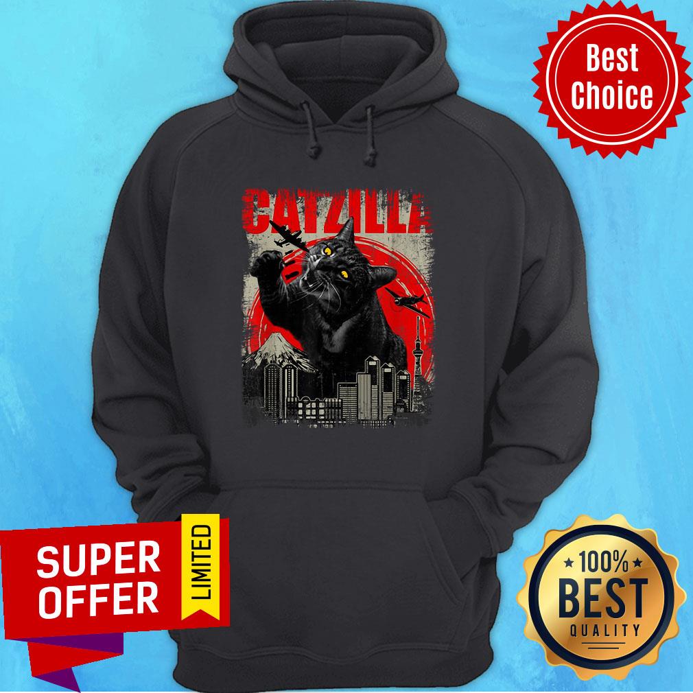 Catzilla Cat Lover Kitten Kitty Shirt - Image 2