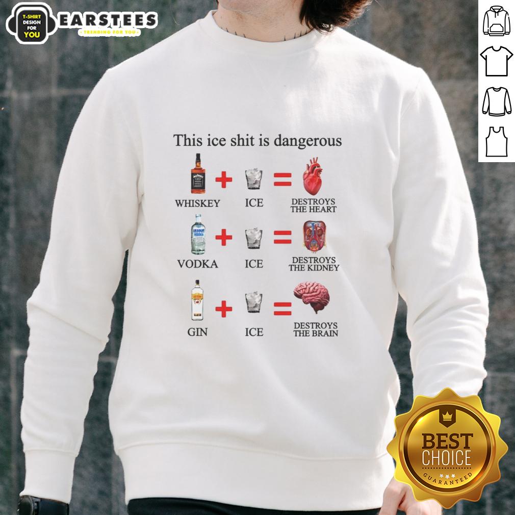 Awesome This Ice Shit Is Dangerous Alcohol T-Shirt - Image 5