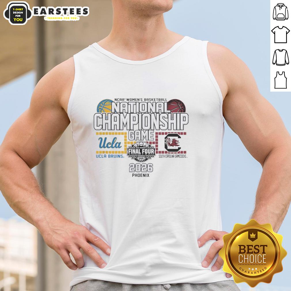 Awesome Ucla Bruins Vs South Carolina Gamecocks NCAA Women's Basketball 2026 National Championship Game T-Shirt - Image 4