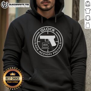 Alternative view of Official Glock Safe Action Pistols Target Logo T-Shirt