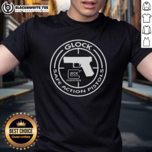 Official Glock Safe Action Pistols Target Logo T-Shirt