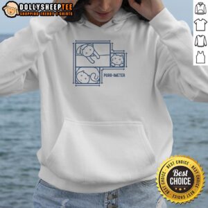 Alternative view of Pretty Purr-Imeter Maths Cat Pun T-Shirt