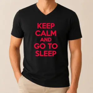 Alternative view of Official Keep Calm And Go To Sleep Shirt