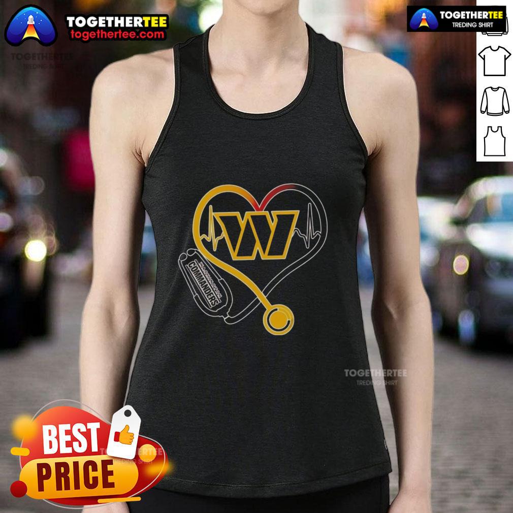 Premium Nurse Love Washington Commanders T-Shirt - Image 4