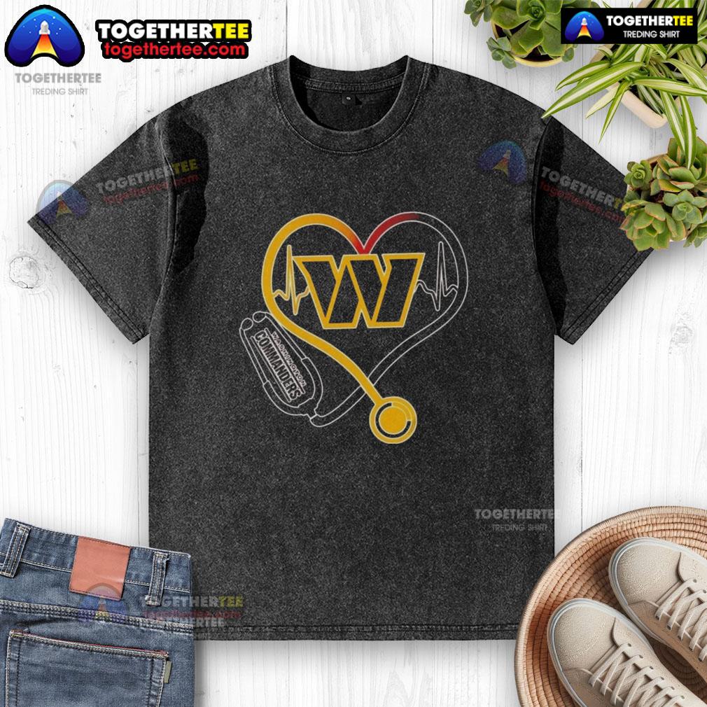 Premium Nurse Love Washington Commanders T-Shirt - Image 6