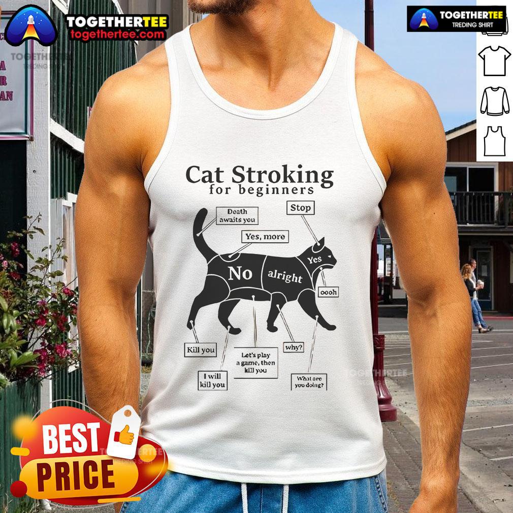 Top Cat Stroking For Beginners T-Shirt - Image 4