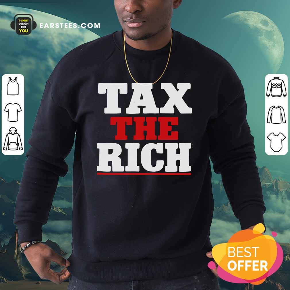 Good Tax The Rich Red White T-Shirt - Image 5