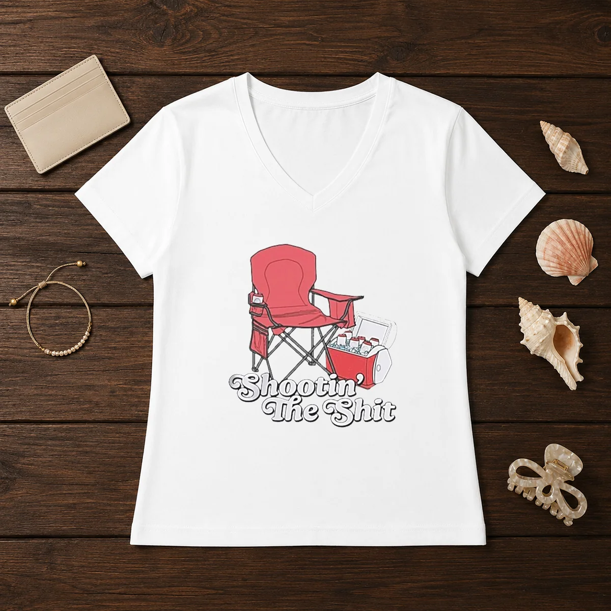 Hot Shooting The Shit Backyard BBQ Shirt - Image 2