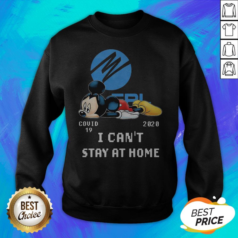 Florida Power And Light Mickey Mouse Covid 19 2020 I Can’t Stay At Home Shirt - Image 2