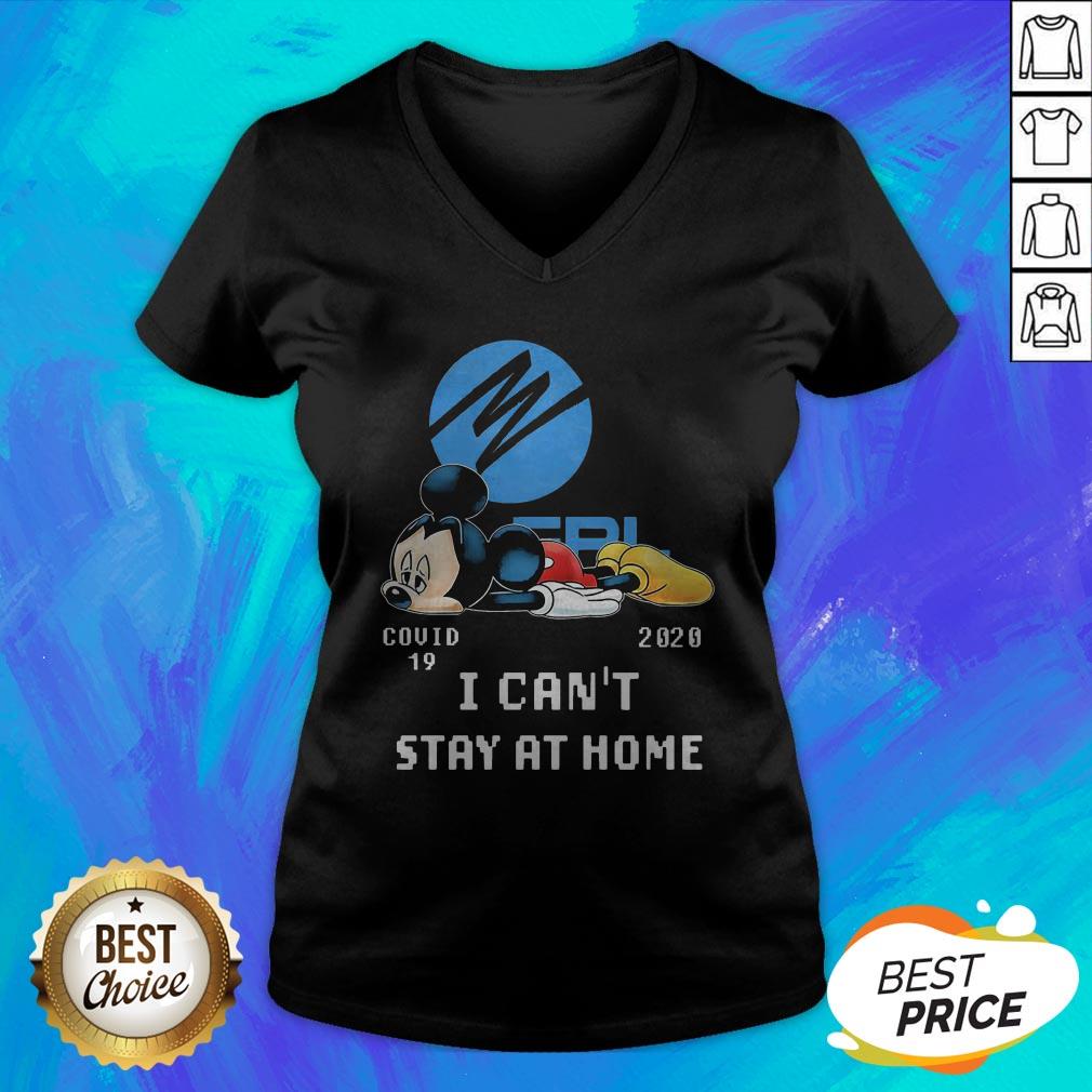 Florida Power And Light Mickey Mouse Covid 19 2020 I Can’t Stay At Home Shirt - Image 4