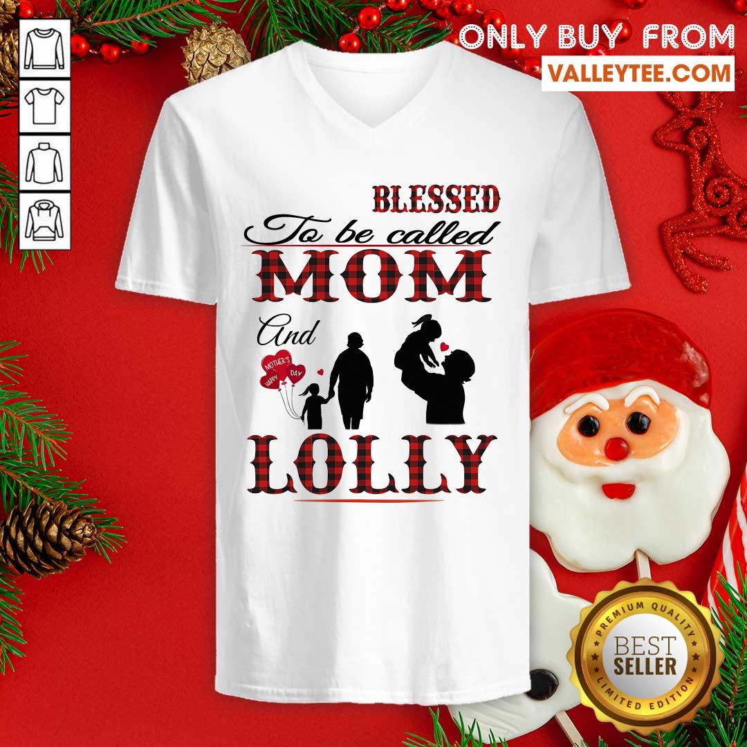 Blessed To Be Called Mom And Lolly Shirt - Image 2