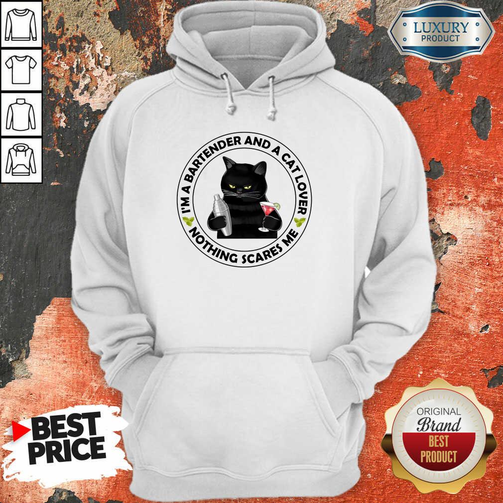 I'm A Bartender And A Cat Lover Shirt - Image 5