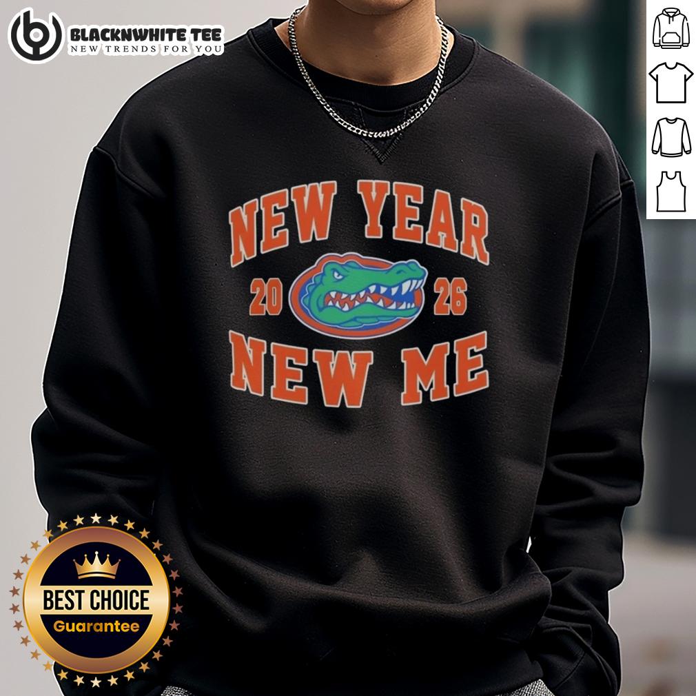 Official Florida Gators Football New Year New Me 2026 Logo Shirt - Image 5