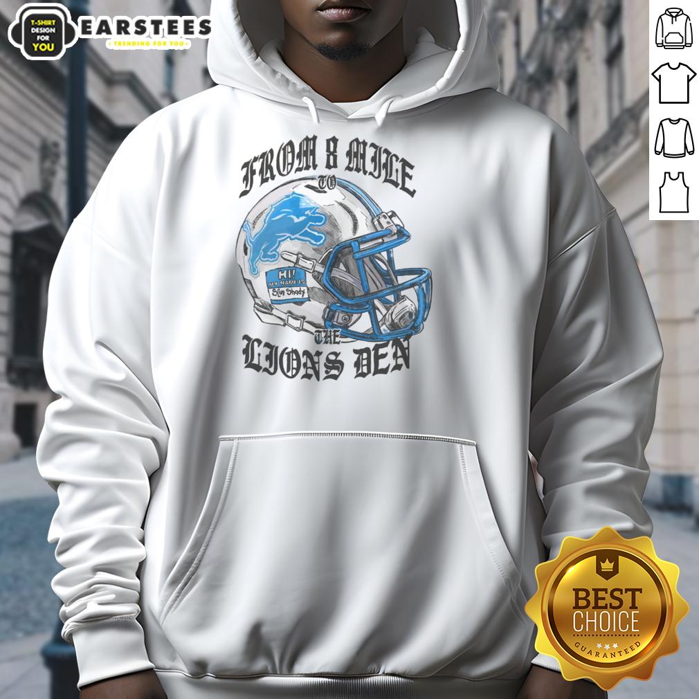 Premium Eminem X Detroit Lions Helmet T-Shirt - Image 2