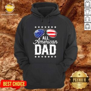Alternative view of All American Dad 4th Of July Shirt