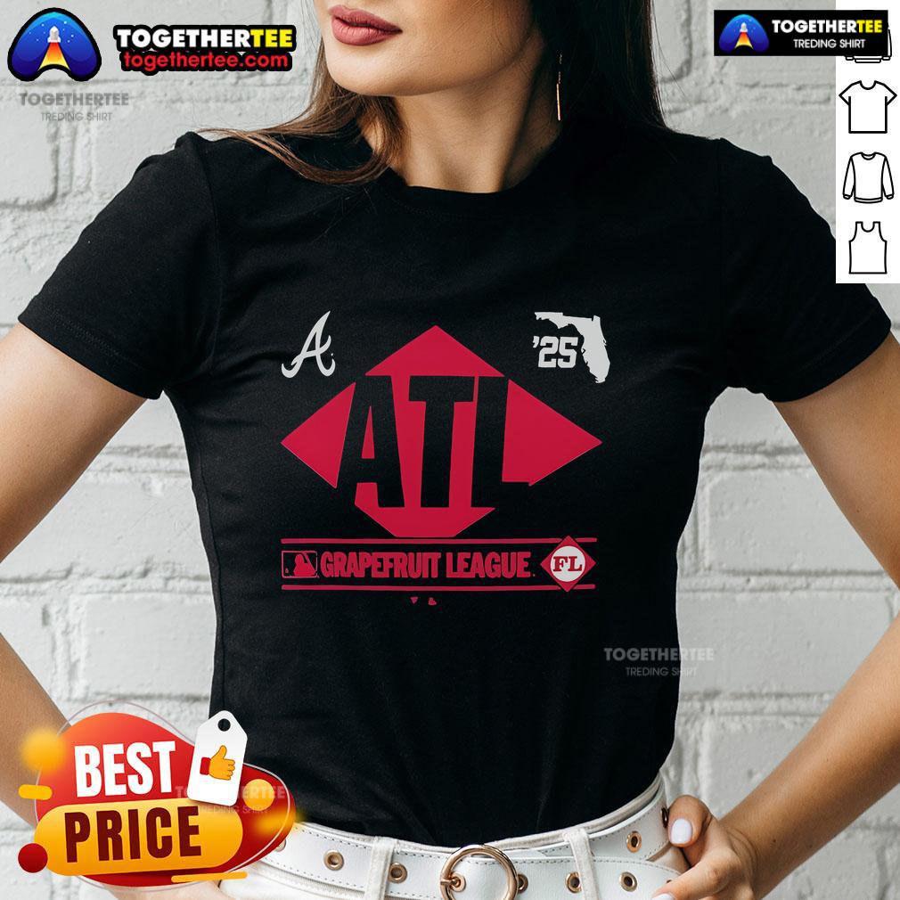 Top Atlanta Braves 2025 Spring Training Grapefruit League T-Shirt - Image 3