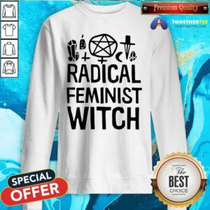 Alternative view of Awesome Radical Feminist Witch Shirt