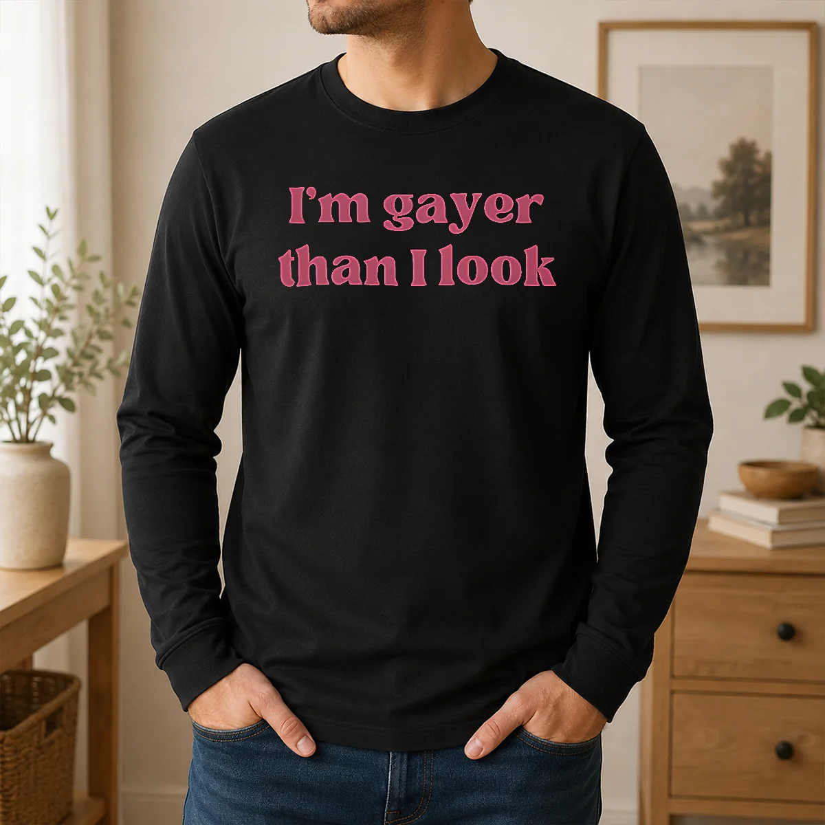 Pretty I'M Gayer Than I Look LGBTQ Pride Shirt - Image 6