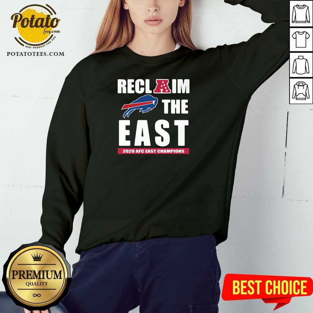 Pretty Buffalo Bills Reclaim The East 2020 AFC East Champions Shirt - Image 5