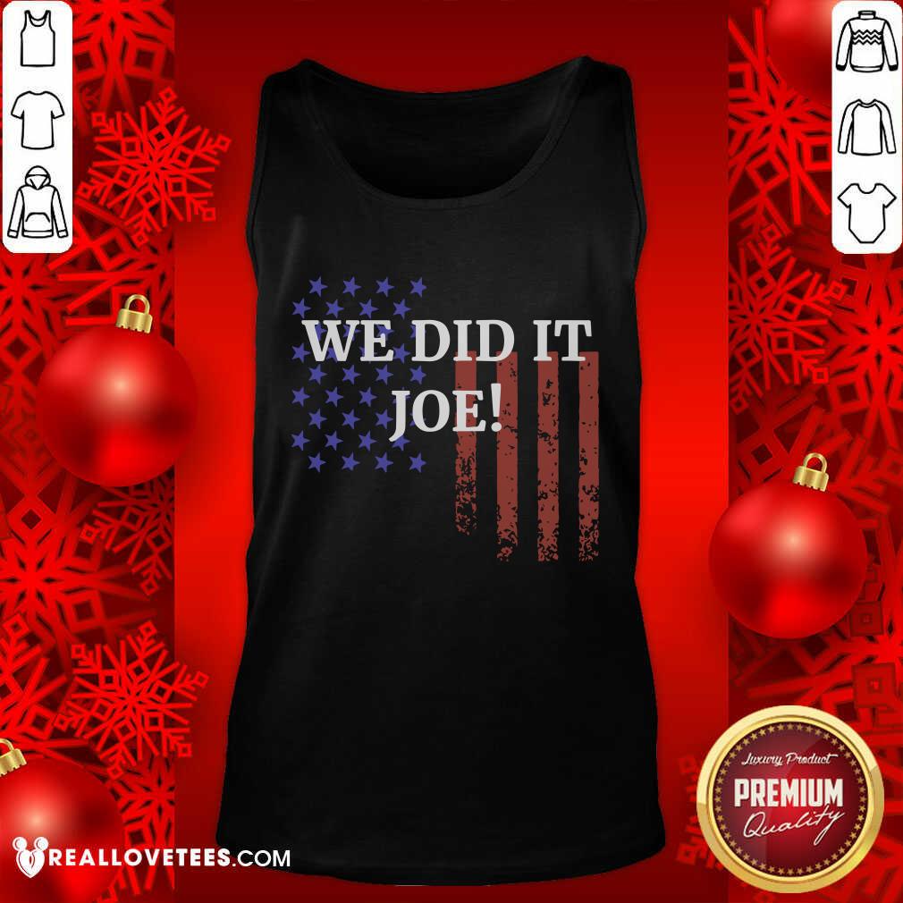 Sweet We Did It Joe American Flag Election Shirt - Image 2
