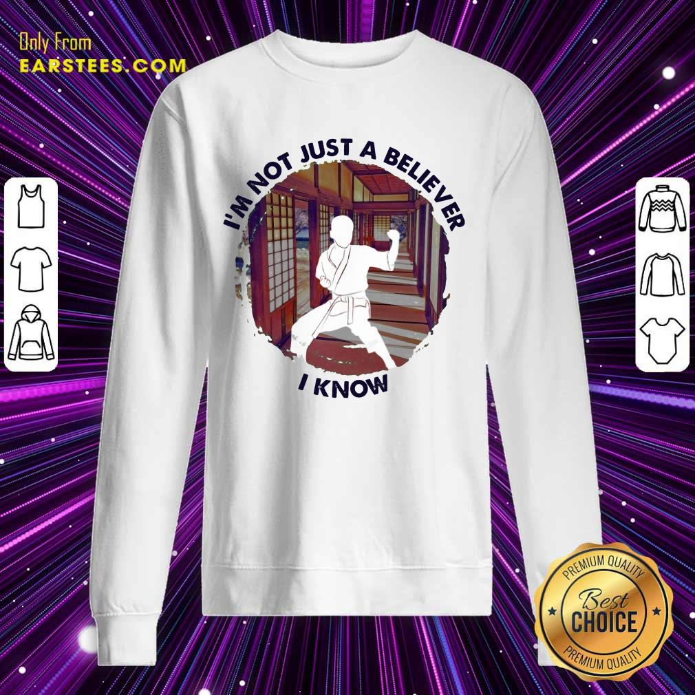 Top I'm Not Just A Believer Karate Shirt - Image 3