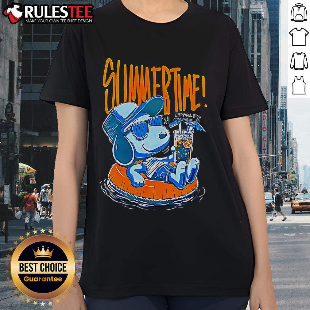 Awesome Snoopy Summer Time T-Shirt - Image 3