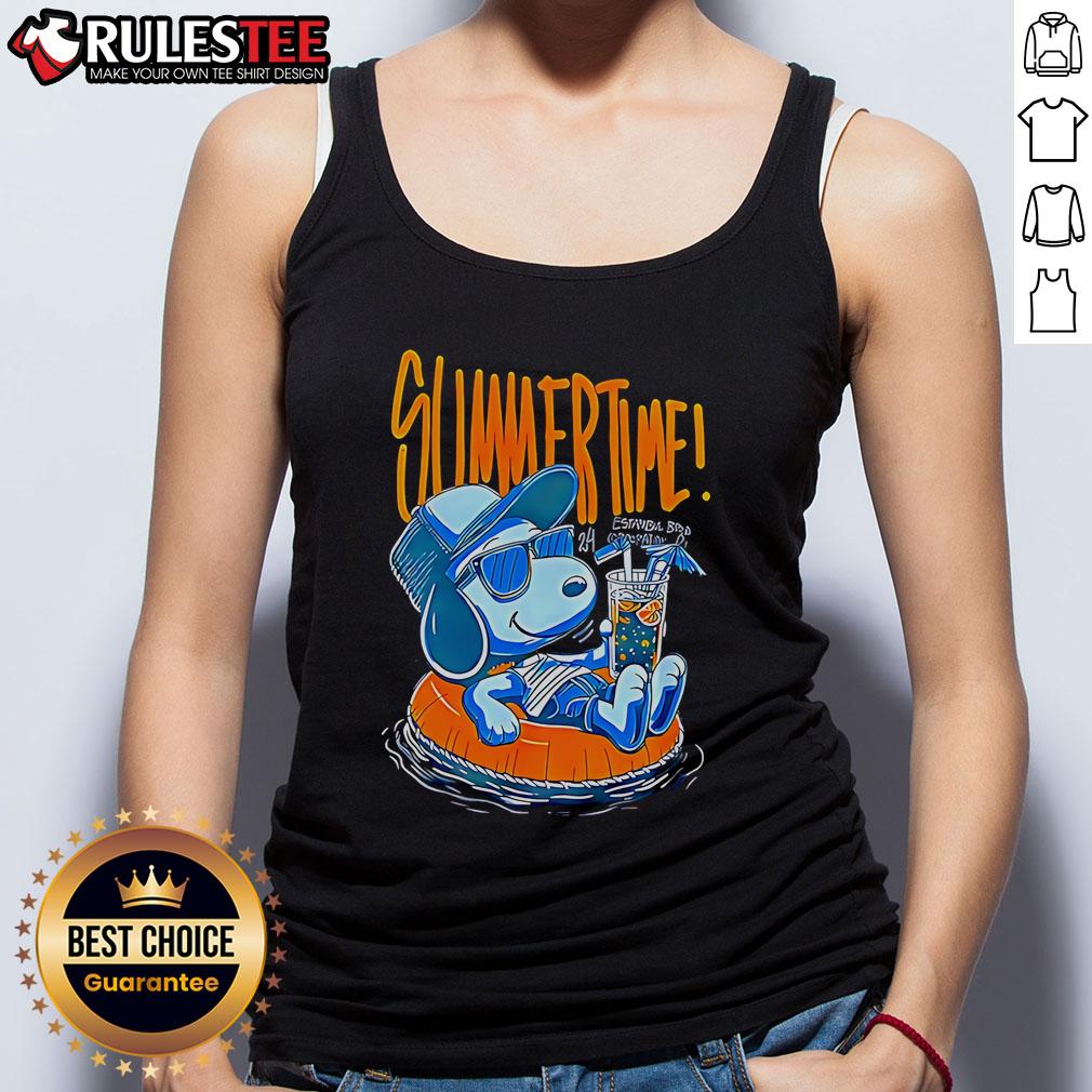 Awesome Snoopy Summer Time T-Shirt - Image 4