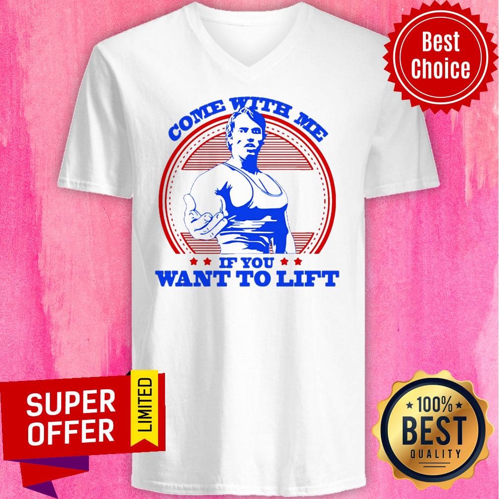 Premium Robot Rave Arnie Come With Me If You Want To Lift Shirt - Image 4