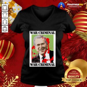 Alternative view of Original War Criminal George Bush Shirt