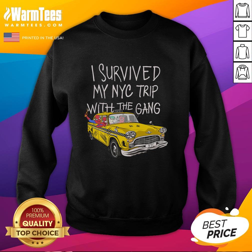 Pretty I Survived My Nyc Trip With The Gang Spider Perks T-Shirt - Image 3