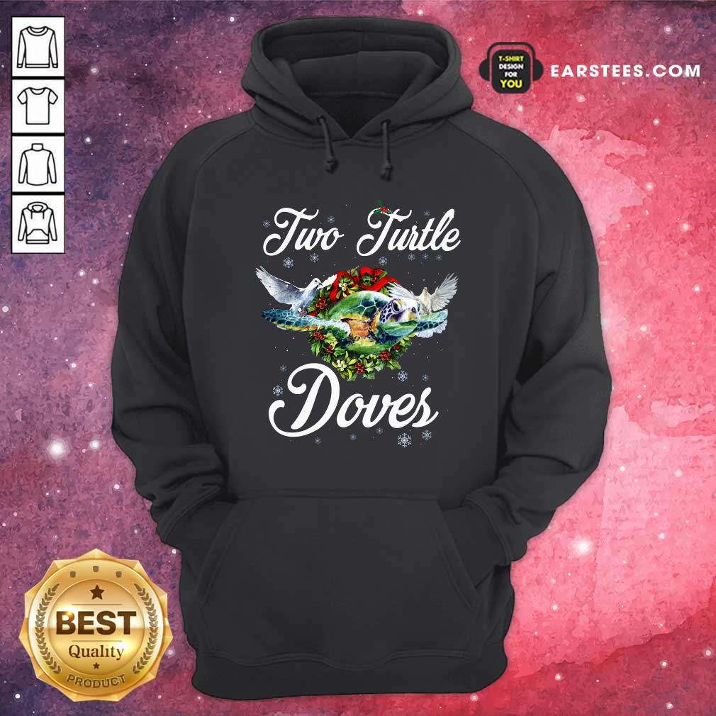 Good Turo Turtle Doves Merry Christmas Shirt - Image 2