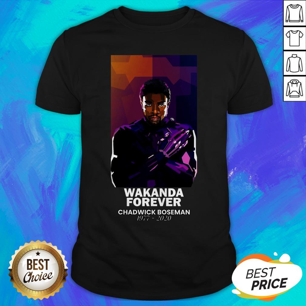 Actor Chadwick Boseman The Black Panther Marvel Shirt