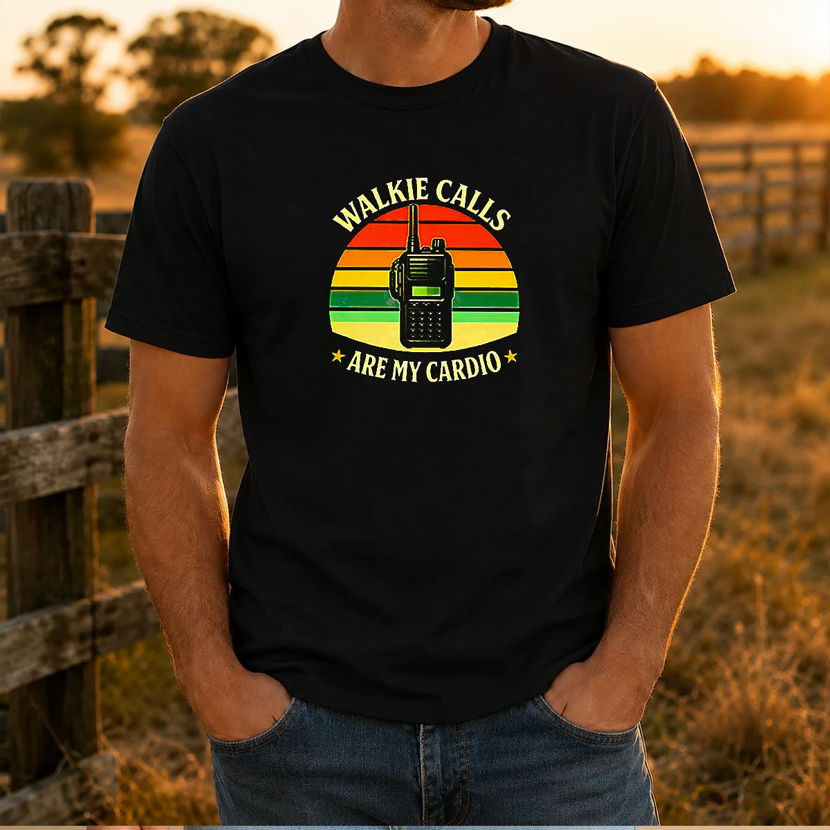 Funny Walkie Calls Are My Cardio Geek Shirt