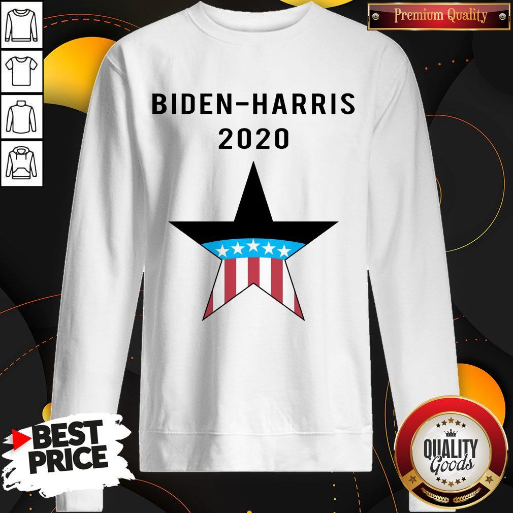 Nice Biden Harris 2020 American Flag Shirt - Image 4