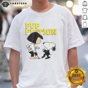 Good Lucy And Snoopy Pulp Fiction T-Shirt
