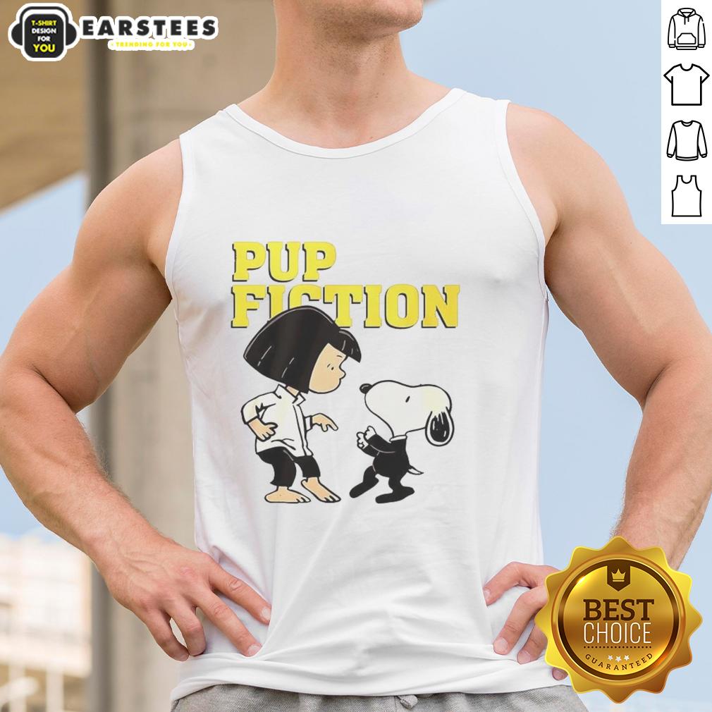 Good Lucy And Snoopy Pulp Fiction T-Shirt - Image 4
