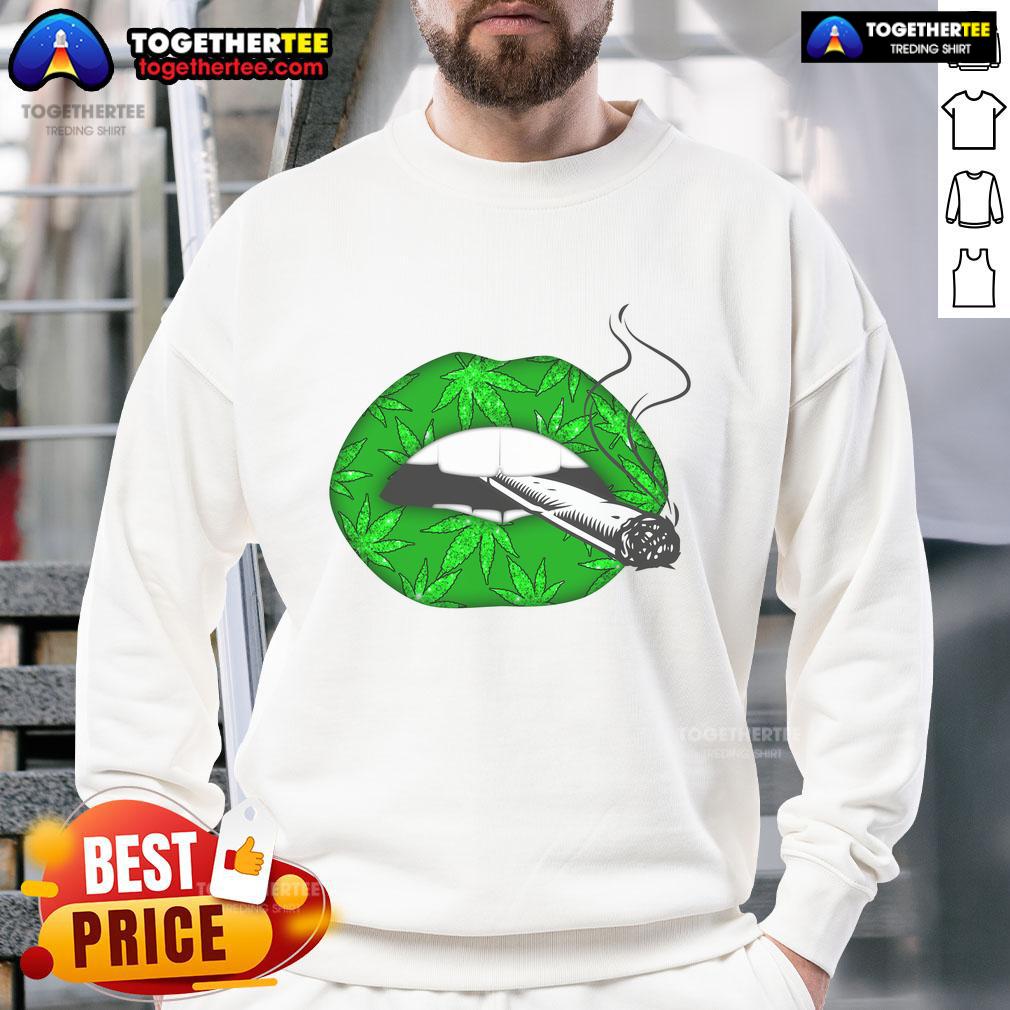 Official Lip Cannabis Leaf T-Shirt - Image 5