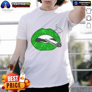 Official Lip Cannabis Leaf T-Shirt