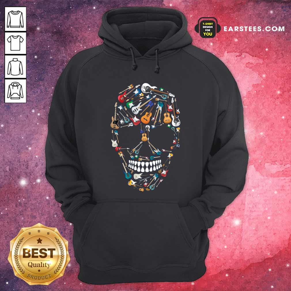 Nice Skull Guitars Shirt - Image 2