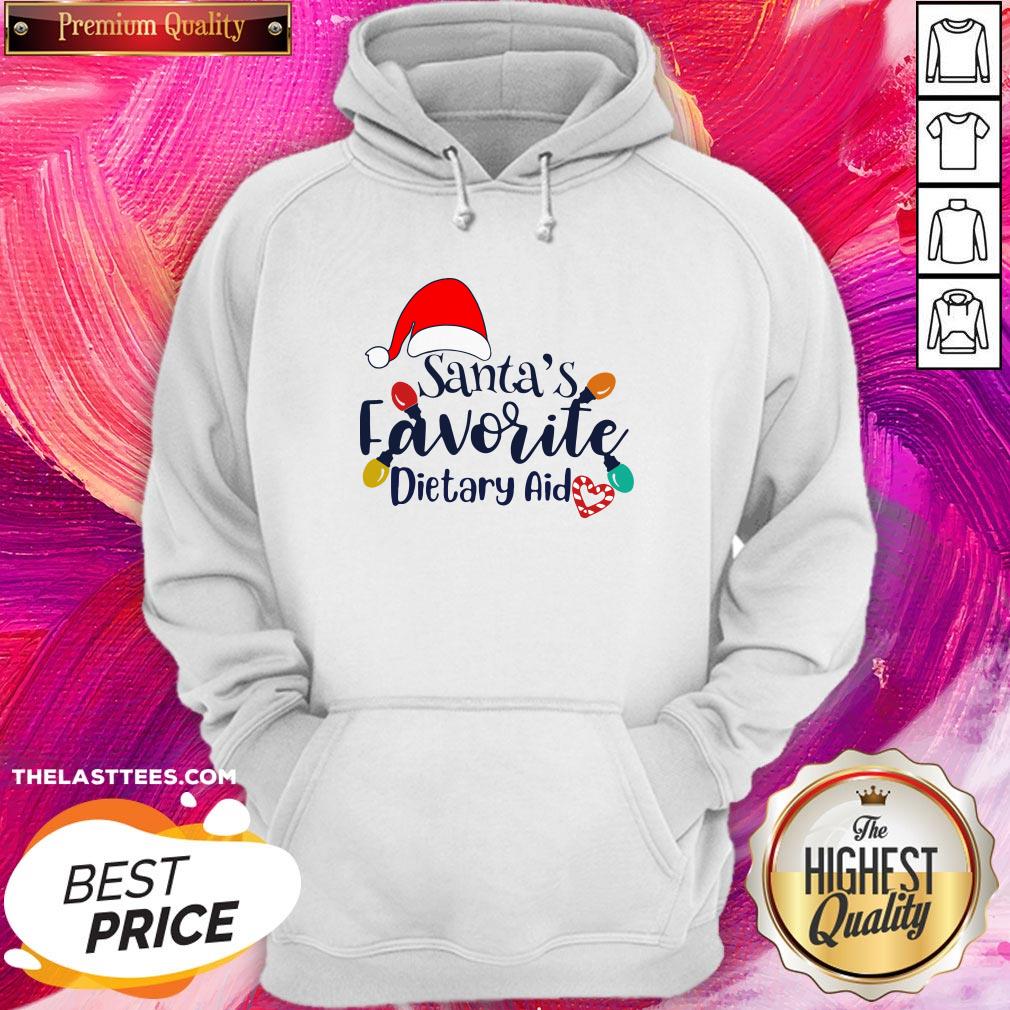 Official Santa’s Favorite Dietary Aid Christmas Shirt - Image 5