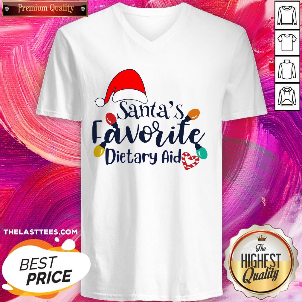 Official Santa’s Favorite Dietary Aid Christmas Shirt - Image 2
