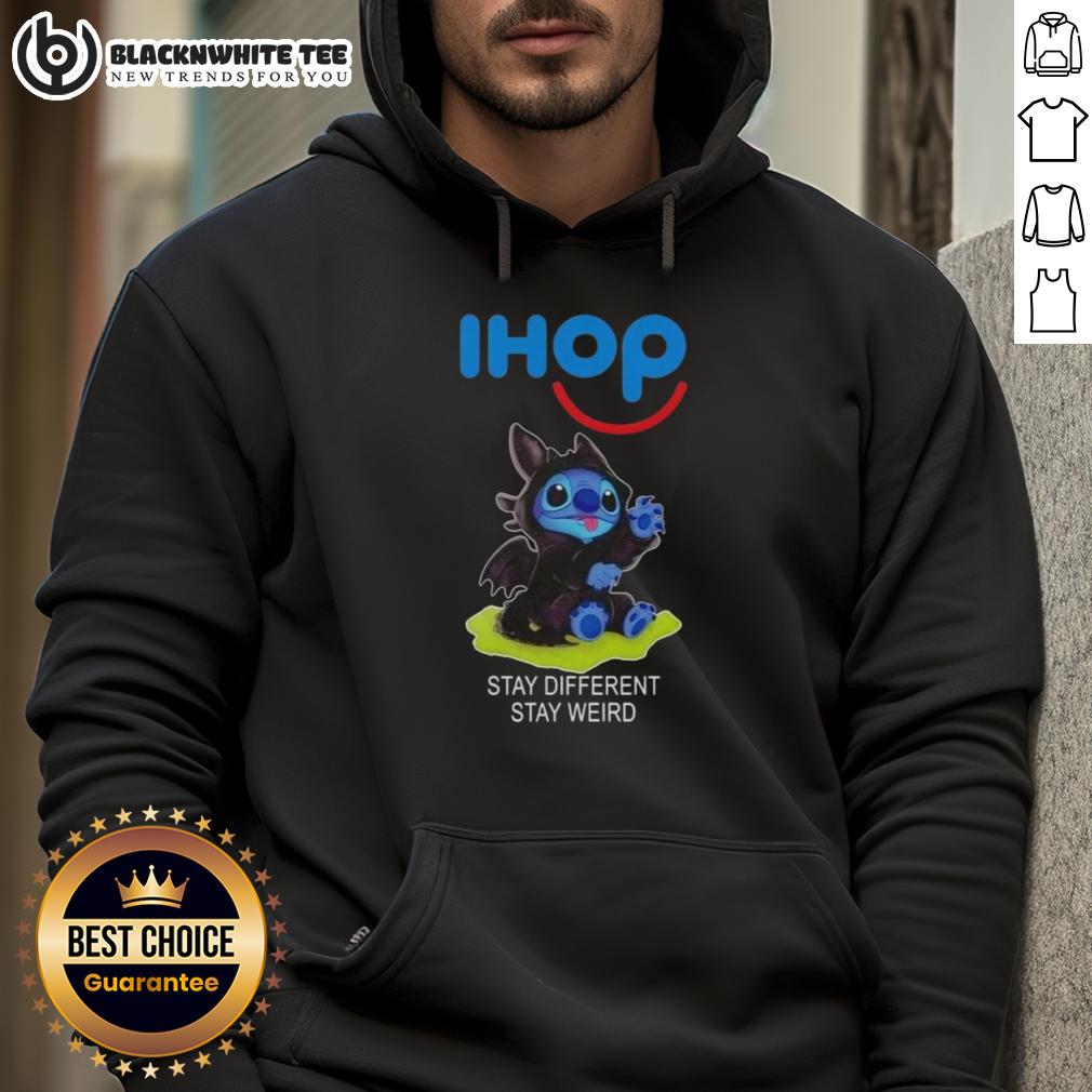 Hot Stitch Cosplay Toothless X IHOP Stay Different Stay Weird T-Shirt - Image 2