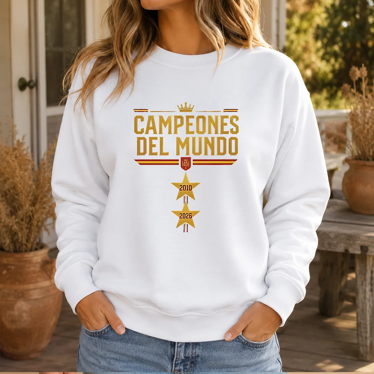 Funny Spain World Champions 2026 2 Stars Shirt - Image 5