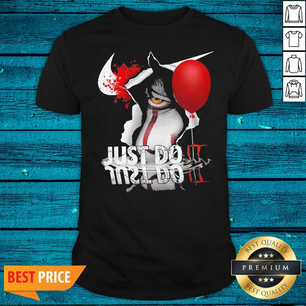 Lovely Pennywise Just Do It Water Reflection American Flag Shirt